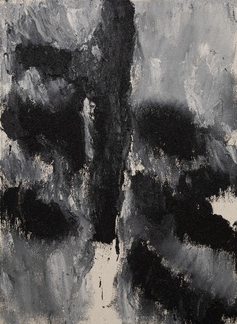 Armando | Der Baum, olieverf en zand op doek, 102,0 x 75,4 cm, gesigneerd op het spieraam en gedateerd 1984 op het spieraam